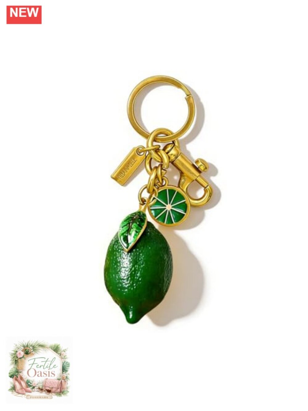 Cute Bag Charm Keychain Durable Resin Metal Purse Accessory